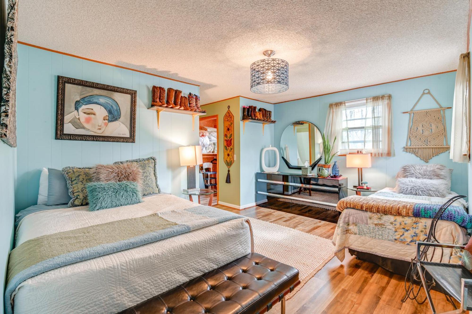 6 Mi To Downtown 70S-Themed Home In Nashville! Bagian luar foto