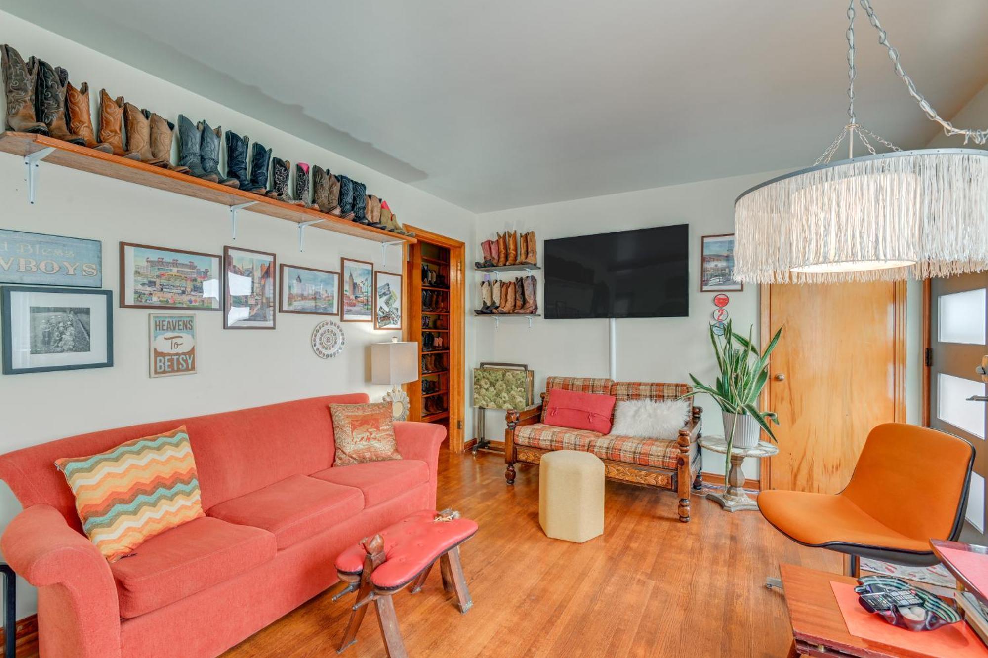 6 Mi To Downtown 70S-Themed Home In Nashville! Bagian luar foto