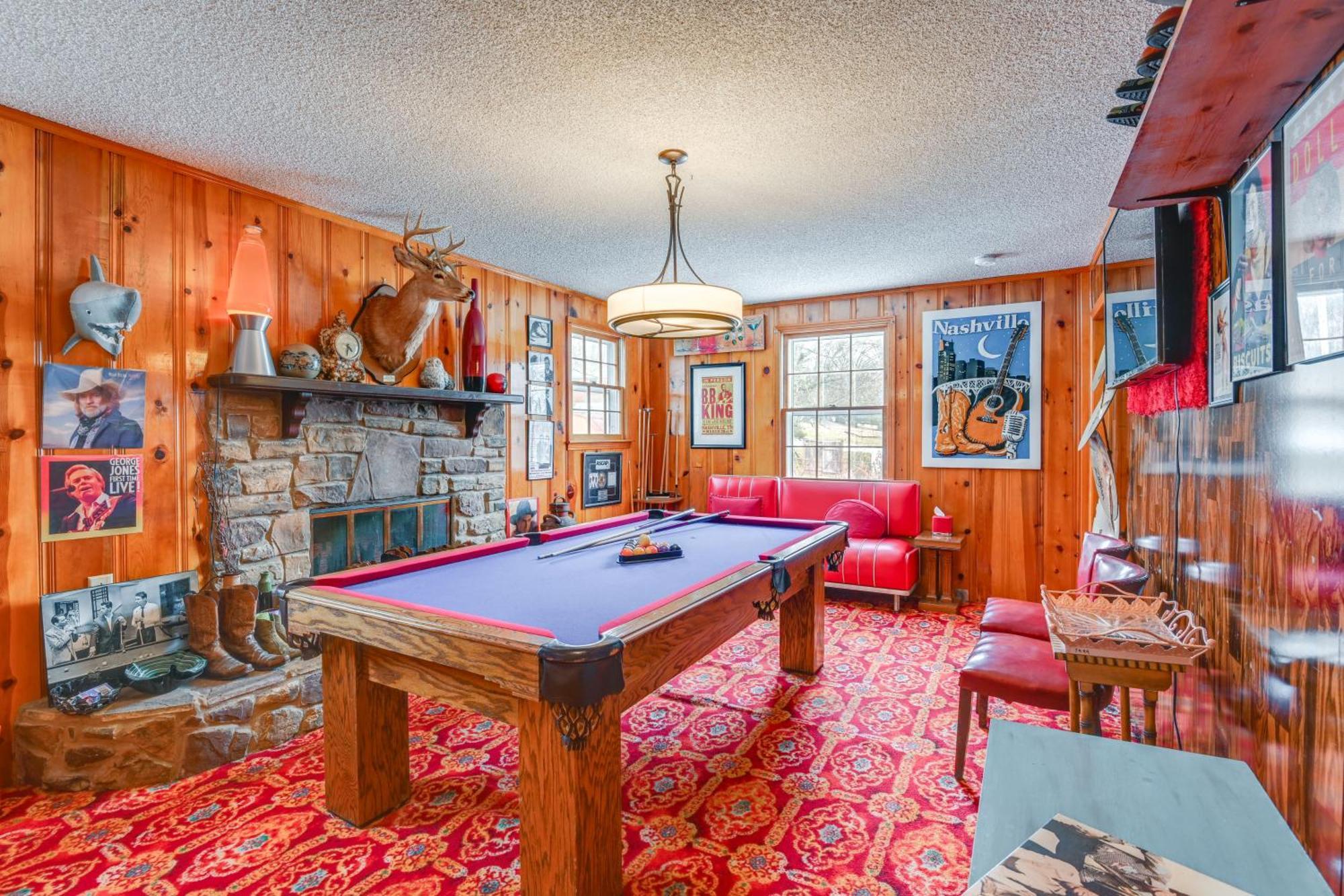 6 Mi To Downtown 70S-Themed Home In Nashville! Bagian luar foto