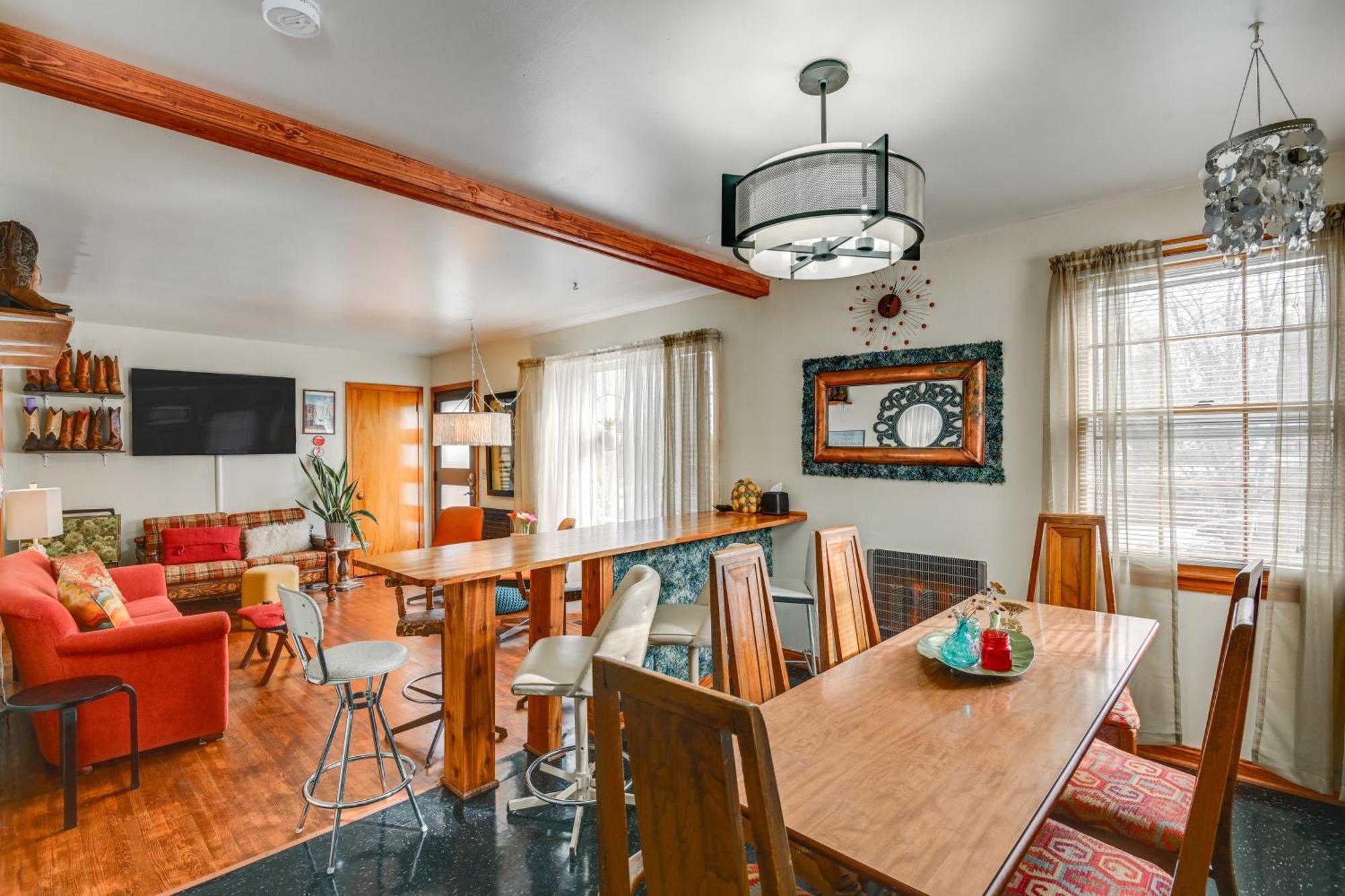 6 Mi To Downtown 70S-Themed Home In Nashville! Bagian luar foto