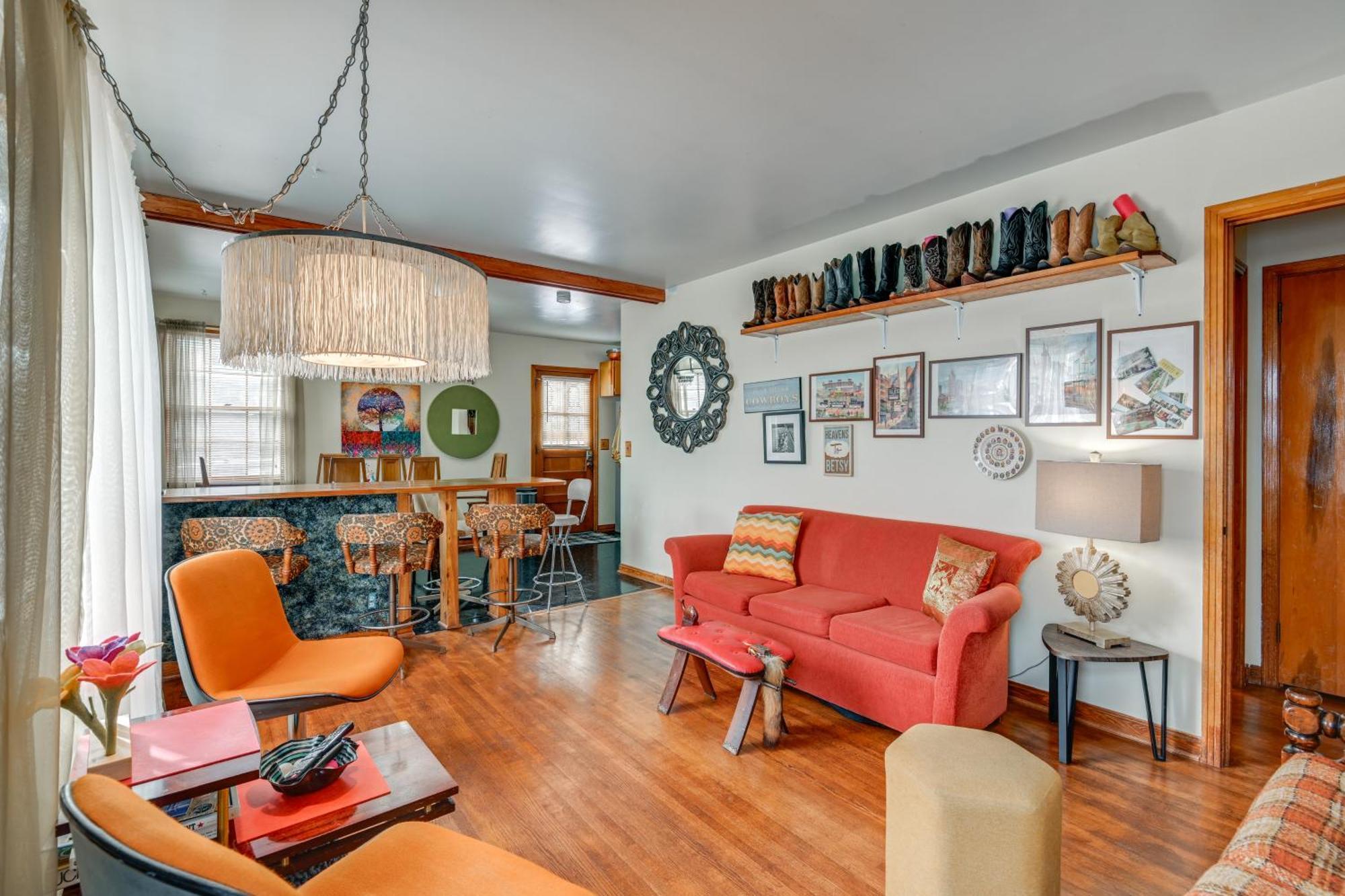 6 Mi To Downtown 70S-Themed Home In Nashville! Bagian luar foto