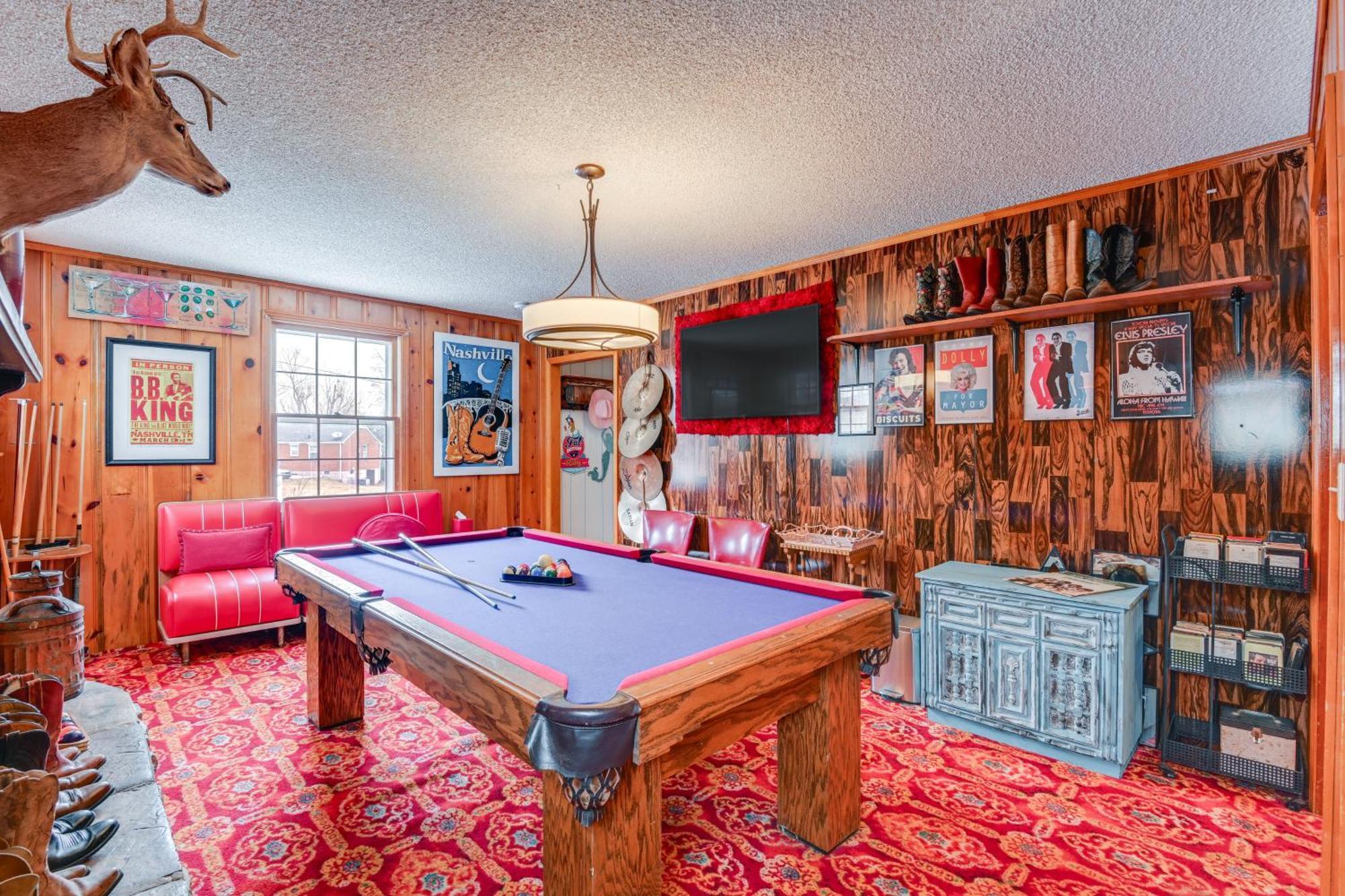 6 Mi To Downtown 70S-Themed Home In Nashville! Bagian luar foto